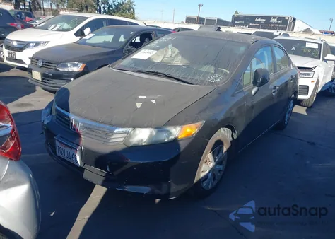 2012 Honda Civic Lx z USA, uszkodzony, nr VIN 19XFB2F57CE369761